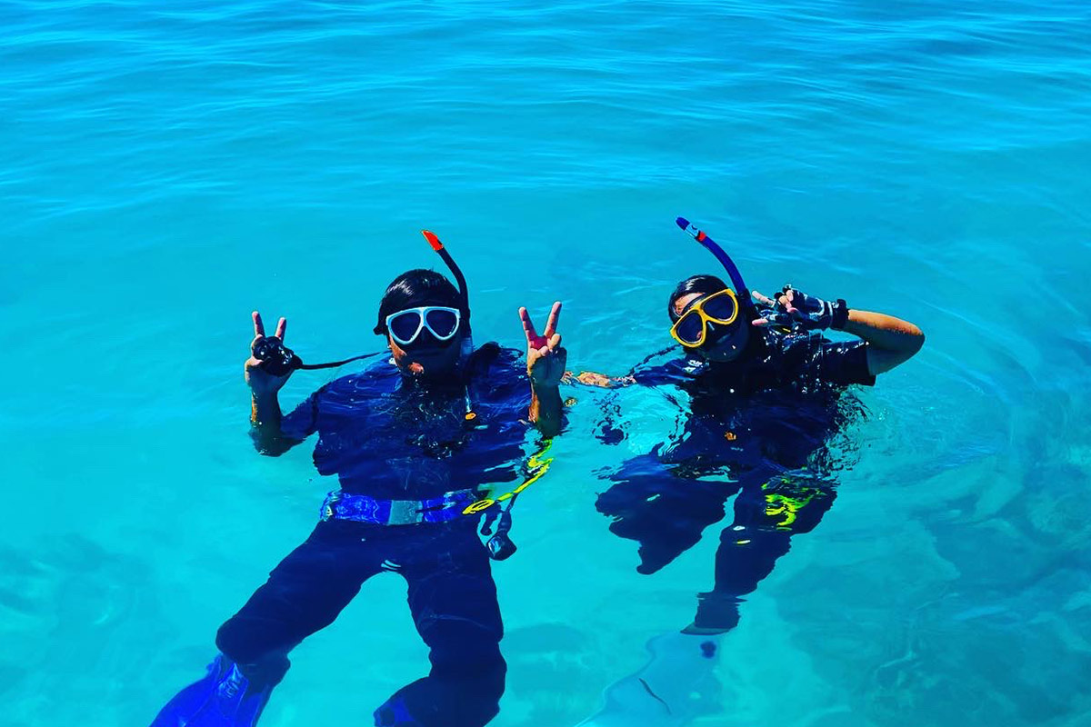 海！ブランコ！ハンモック！無人島の遊び方は無限大！